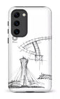 Galaxy S23 Plus Tough Gloss Parc Olympique - Croquis Plan Blanc -