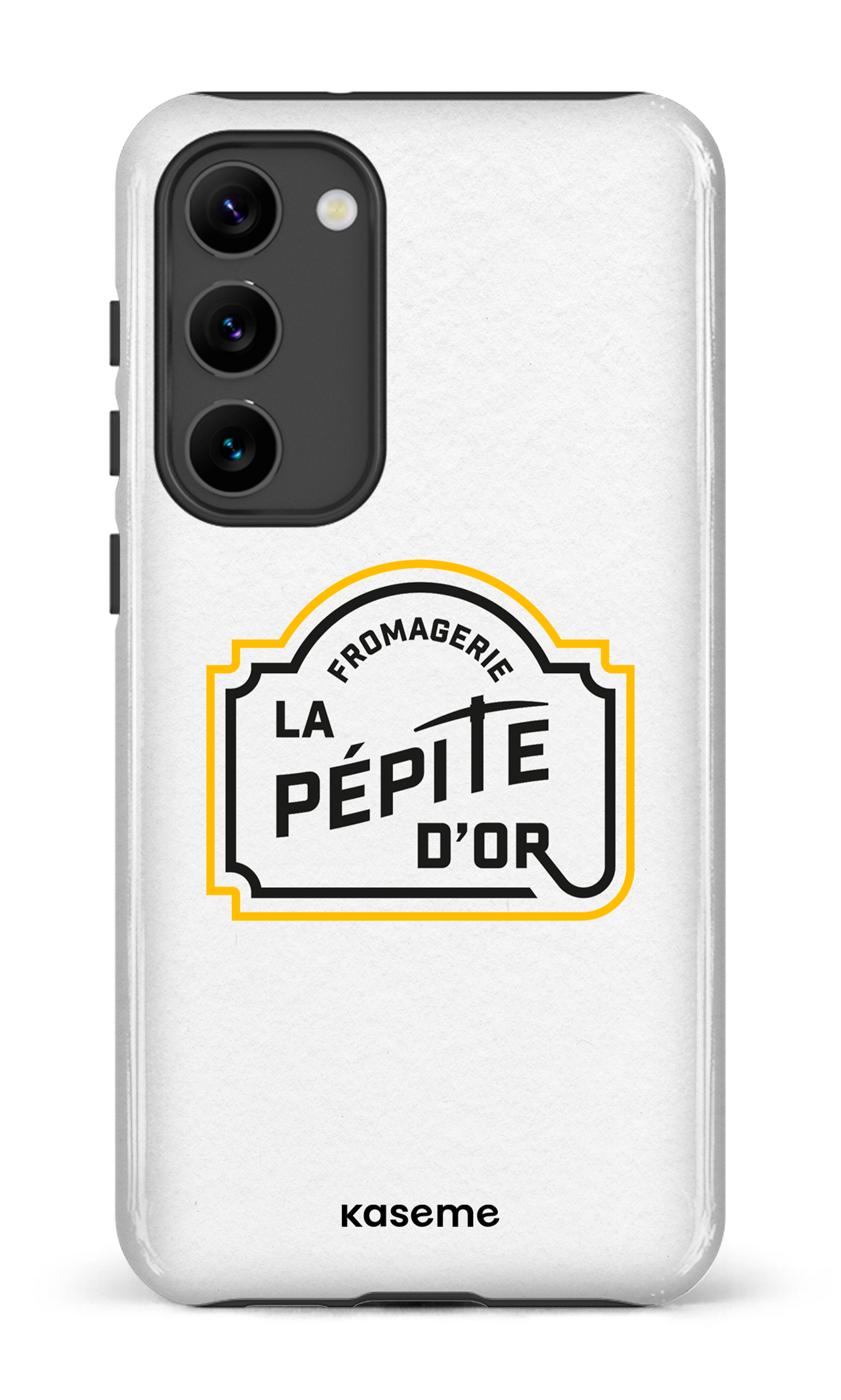 Galaxy S23 Plus Tough Gloss Pépite Blanc -