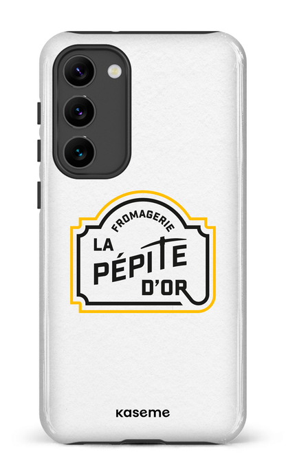 Galaxy S23 Plus Tough Gloss Pépite Blanc -
