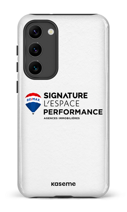 Galaxy S23 Plus Tough Gloss Remax Signature L'Espace & Performance Blanc -