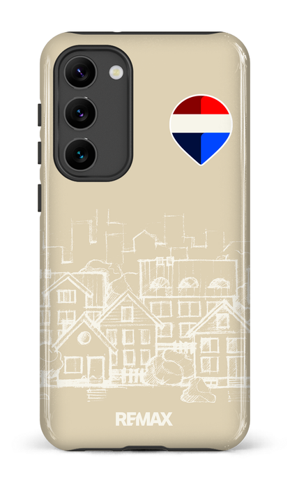 Galaxy S23 Plus Tough Gloss Remax Sketch Crème -