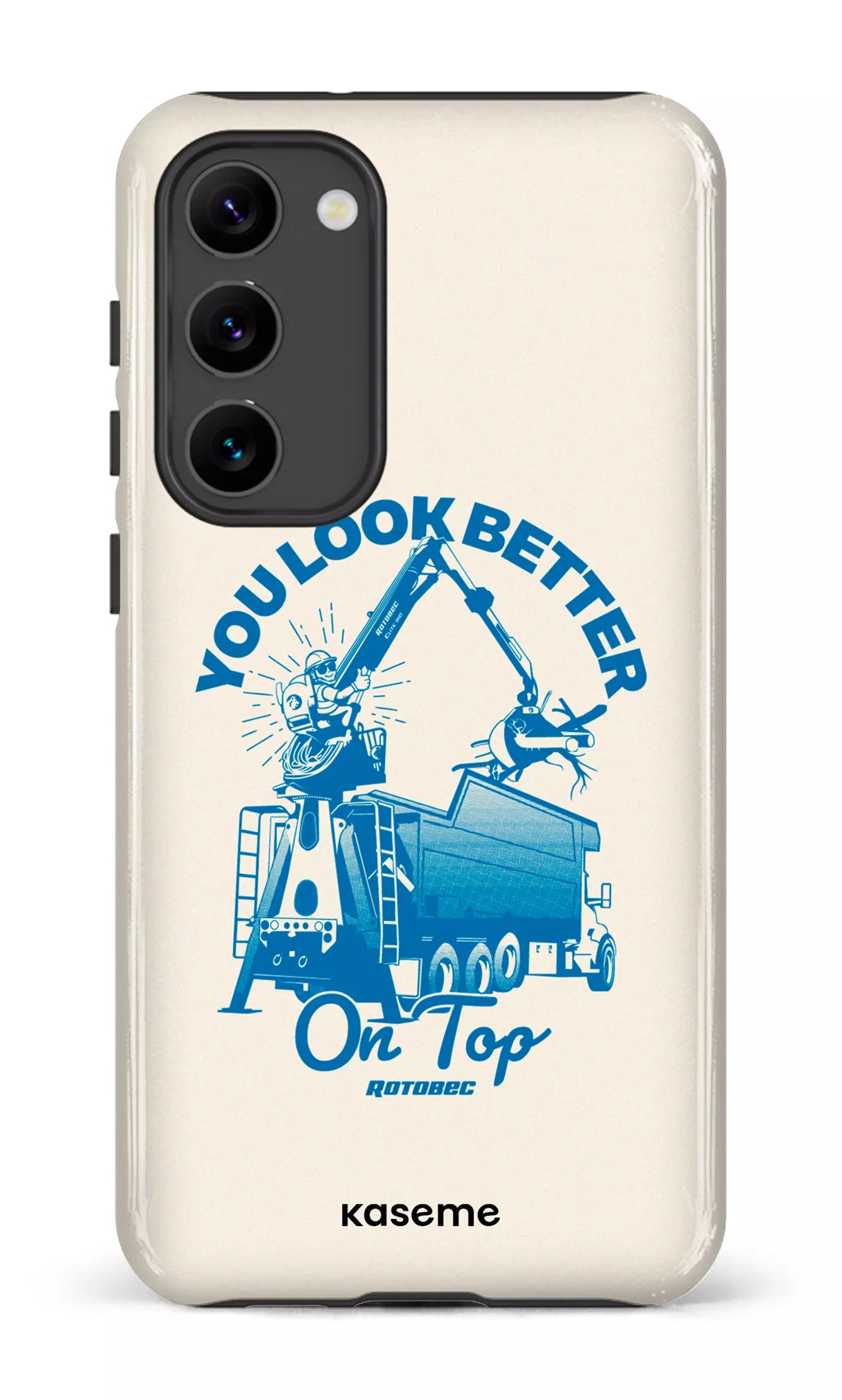 Galaxy S23 Plus Tough Gloss Rotobec Beige -
