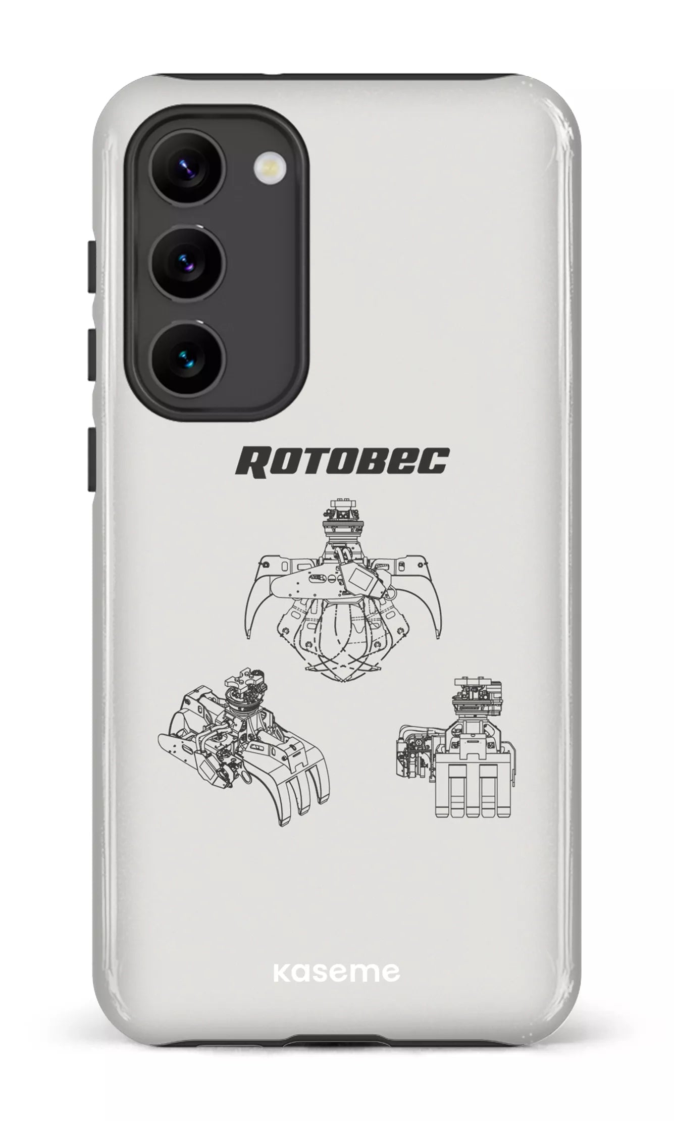 Galaxy S23 Plus Tough Gloss Rotobec Gris -