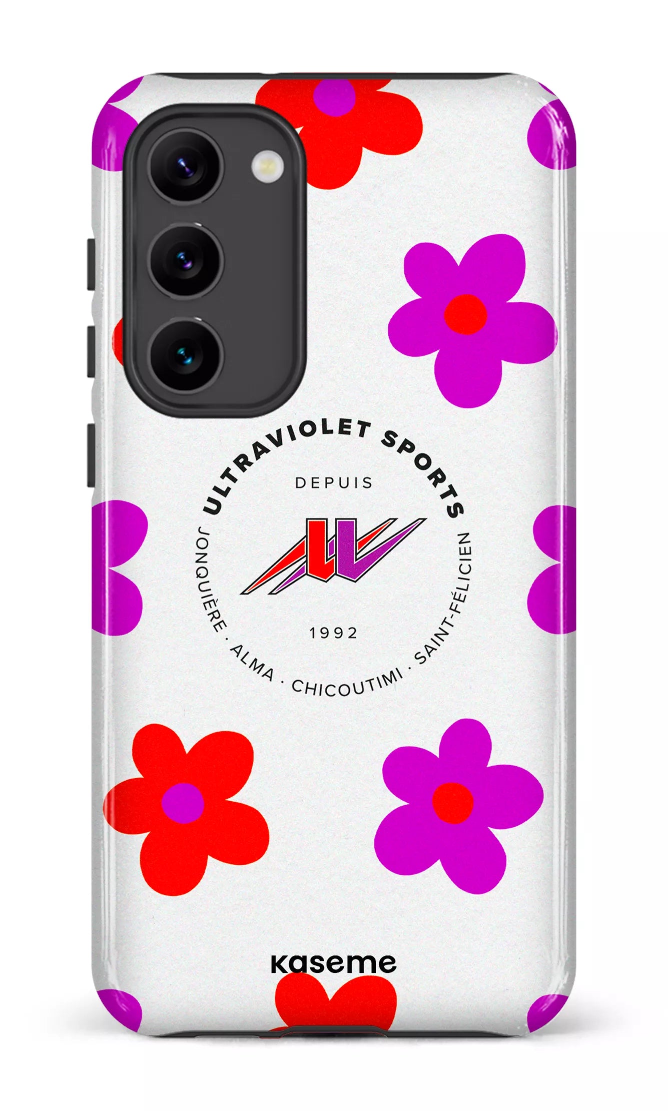 Galaxy S23 Plus Tough Gloss UltraViolet Fleurs -