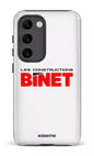 Galaxy S23 Tough Gloss Constructions Binet Blanc -