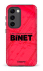 Galaxy S23 Tough Gloss Constructions Binet Rouge -