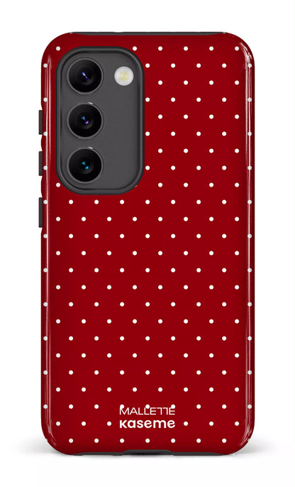 Galaxy S23 Tough Gloss Ditsy Rouge x Mallette -
