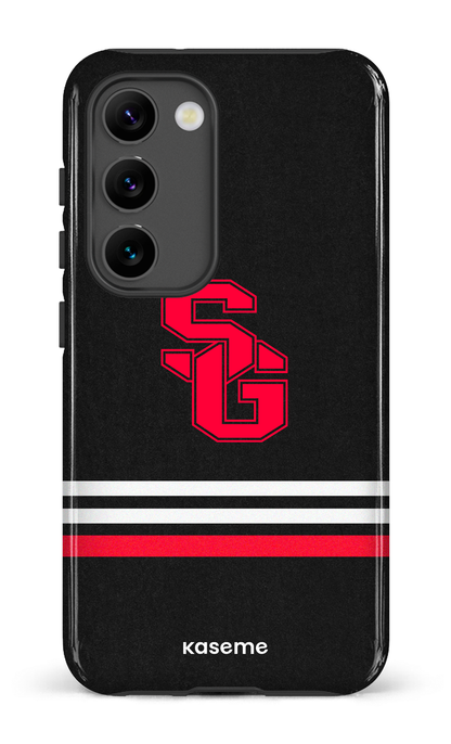 Galaxy S23 Tough Gloss Dragons PSG Noir -