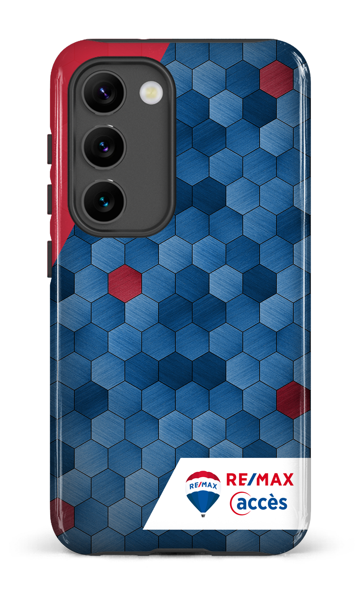 Galaxy S23 Tough Gloss Exagones texturés -