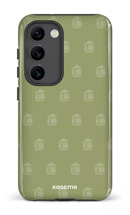Galaxy S23 Tough Gloss Flordeco motif sauge -