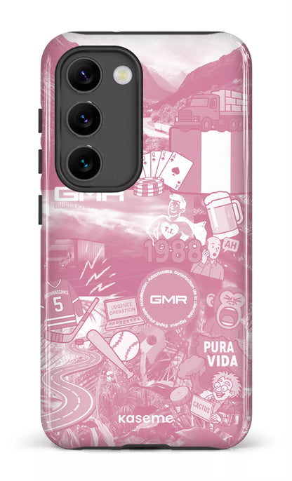 Galaxy S23 Tough Gloss GMR Collage Rose -