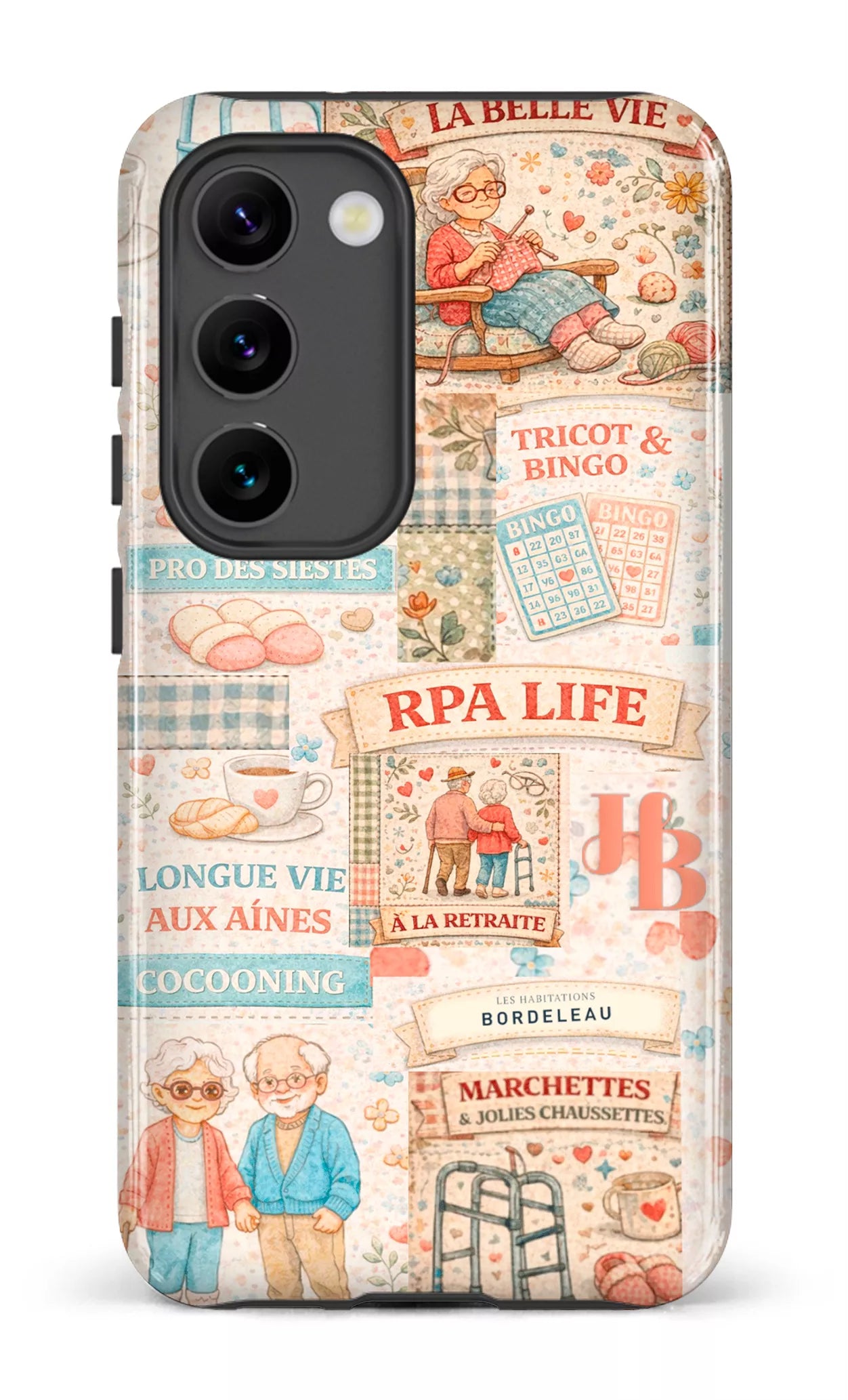 Galaxy S23 Tough Gloss HB Courtepointe -