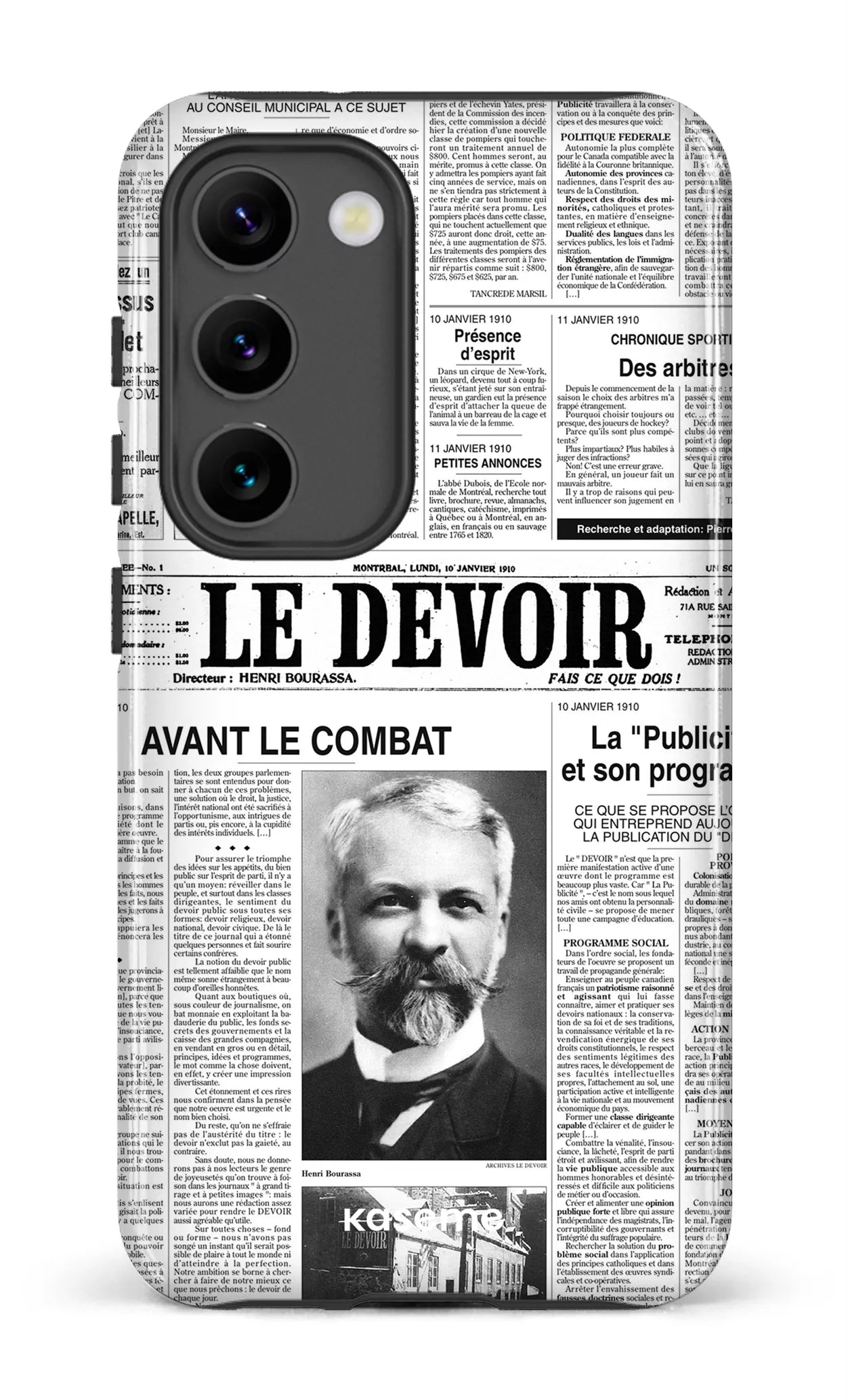 Galaxy S23 Tough Gloss Le Devoir — Premier édito -