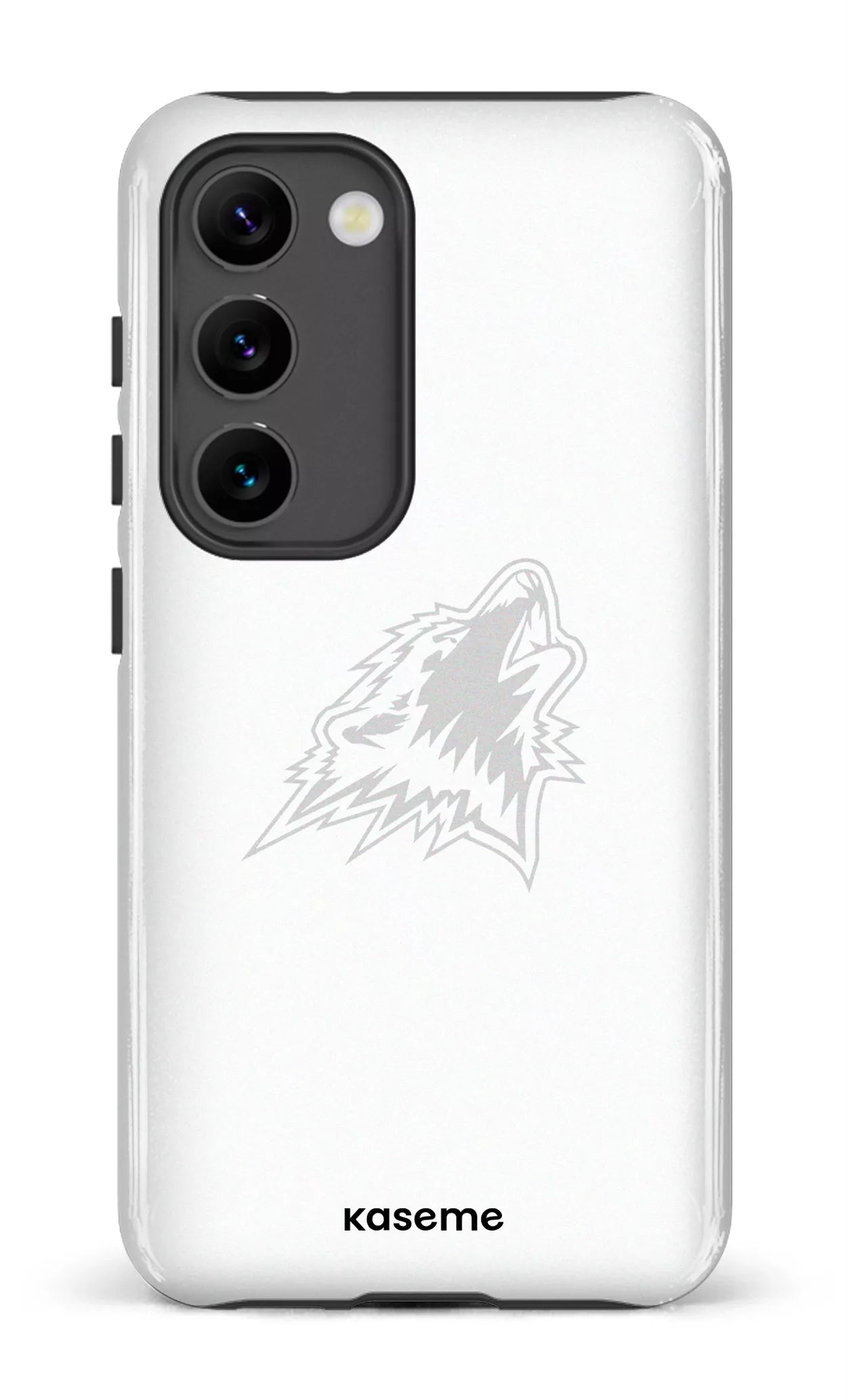Galaxy S23 Tough Gloss Les Huskies Blanc -