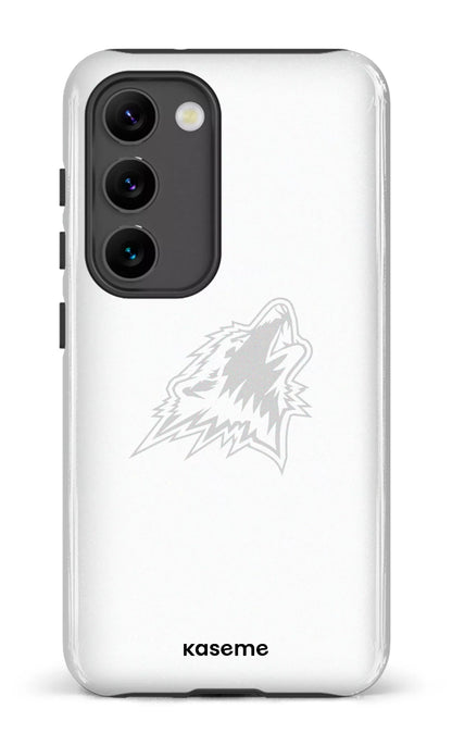 Galaxy S23 Tough Gloss Les Huskies Blanc -