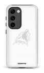 Galaxy S23 Tough Gloss Les Huskies Blanc -
