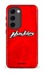 Galaxy S23 Tough Gloss Les Huskies Rouge -