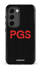 Galaxy S23 Tough Gloss PGS Noir&Rouge -