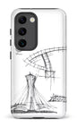 Galaxy S23 Tough Gloss Parc Olympique - Croquis Plan Blanc -