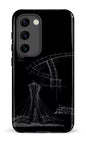 Galaxy S23 Tough Gloss Parc Olympique - Croquis Plan Noir -