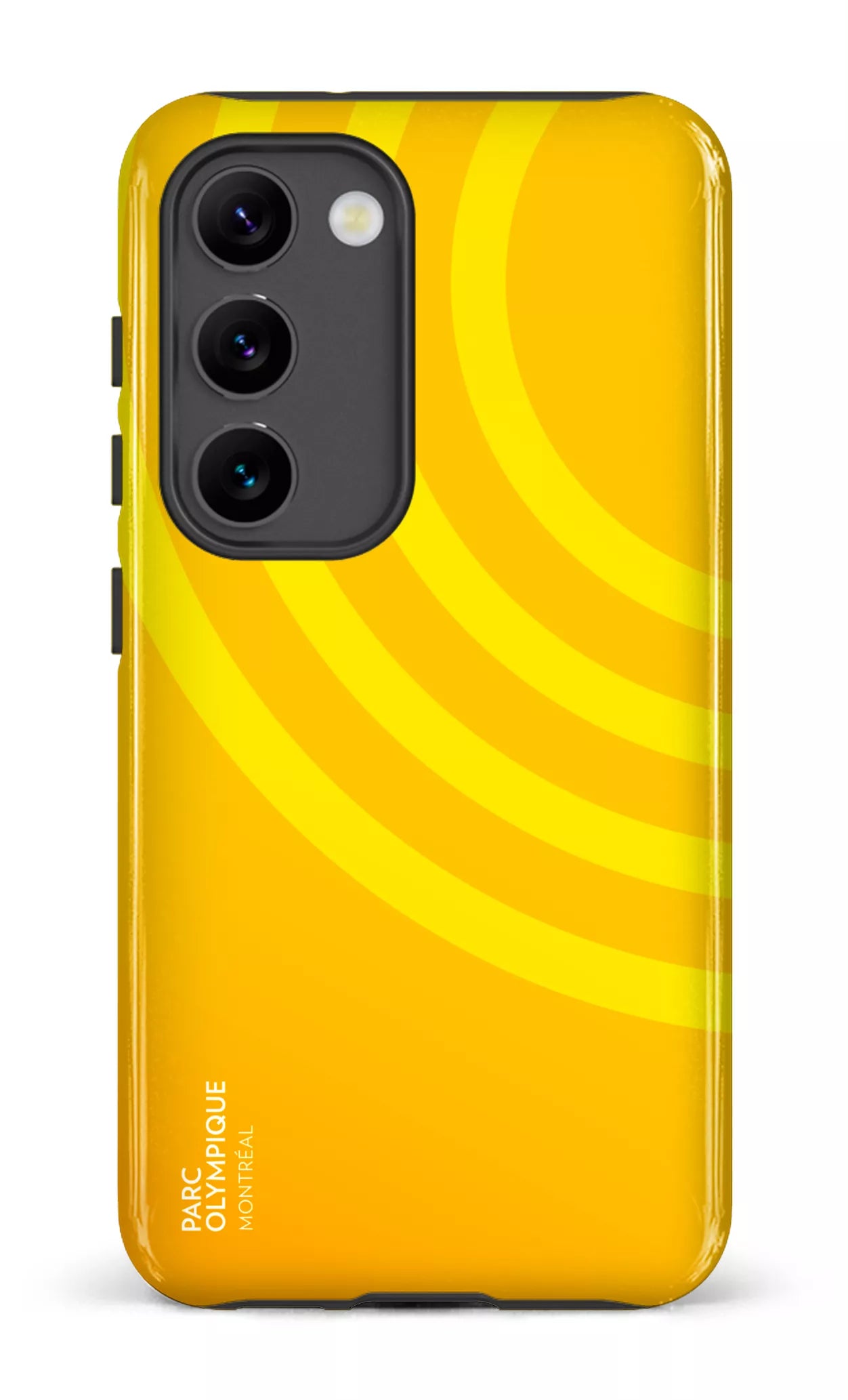 Galaxy S23 Tough Gloss Parc Olympique - Logo Jaune -