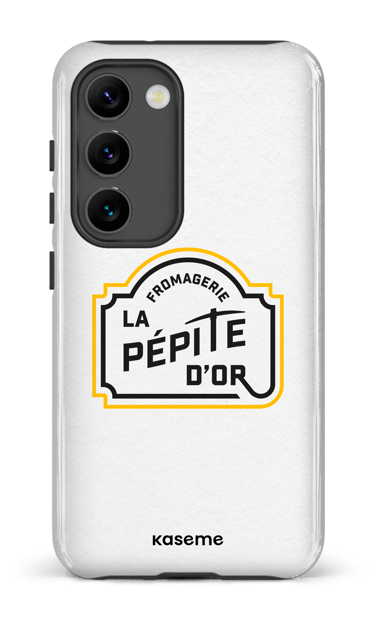 Galaxy S23 Tough Gloss Pépite Blanc -