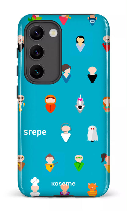 Galaxy S23 Tough Gloss Personnages Turquoise -
