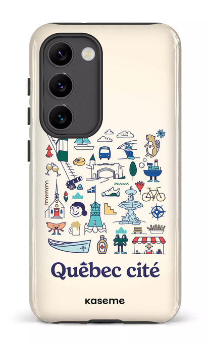 Galaxy S23 Tough Gloss Québec illustré -