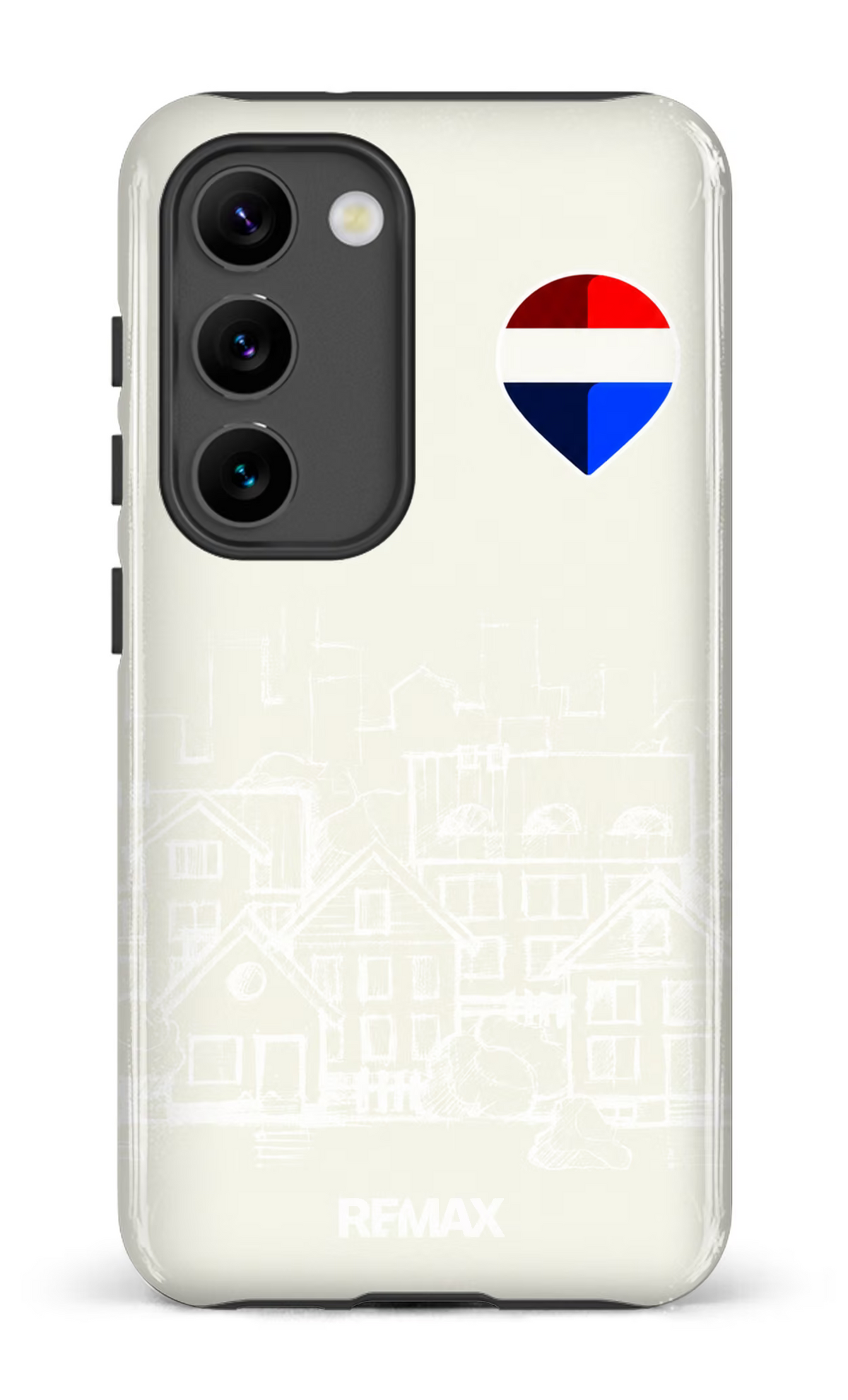 Galaxy S23 Tough Gloss Remax Sketch Beige -