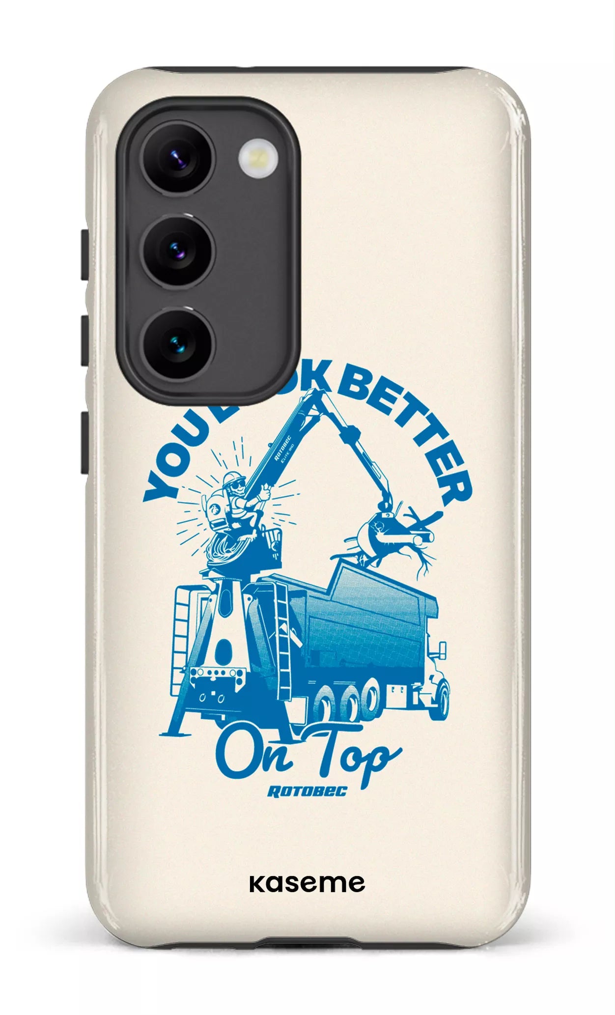 Galaxy S23 Tough Gloss Rotobec Beige -