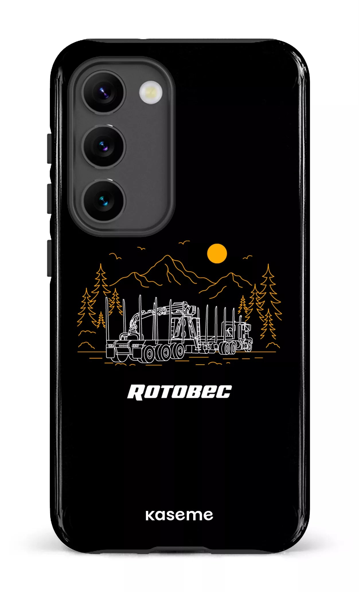 Galaxy S23 Tough Gloss Rotobec Noir -