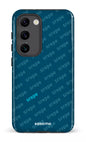Galaxy S23 Tough Gloss SREPE Pattern Bleu x Turquoise -