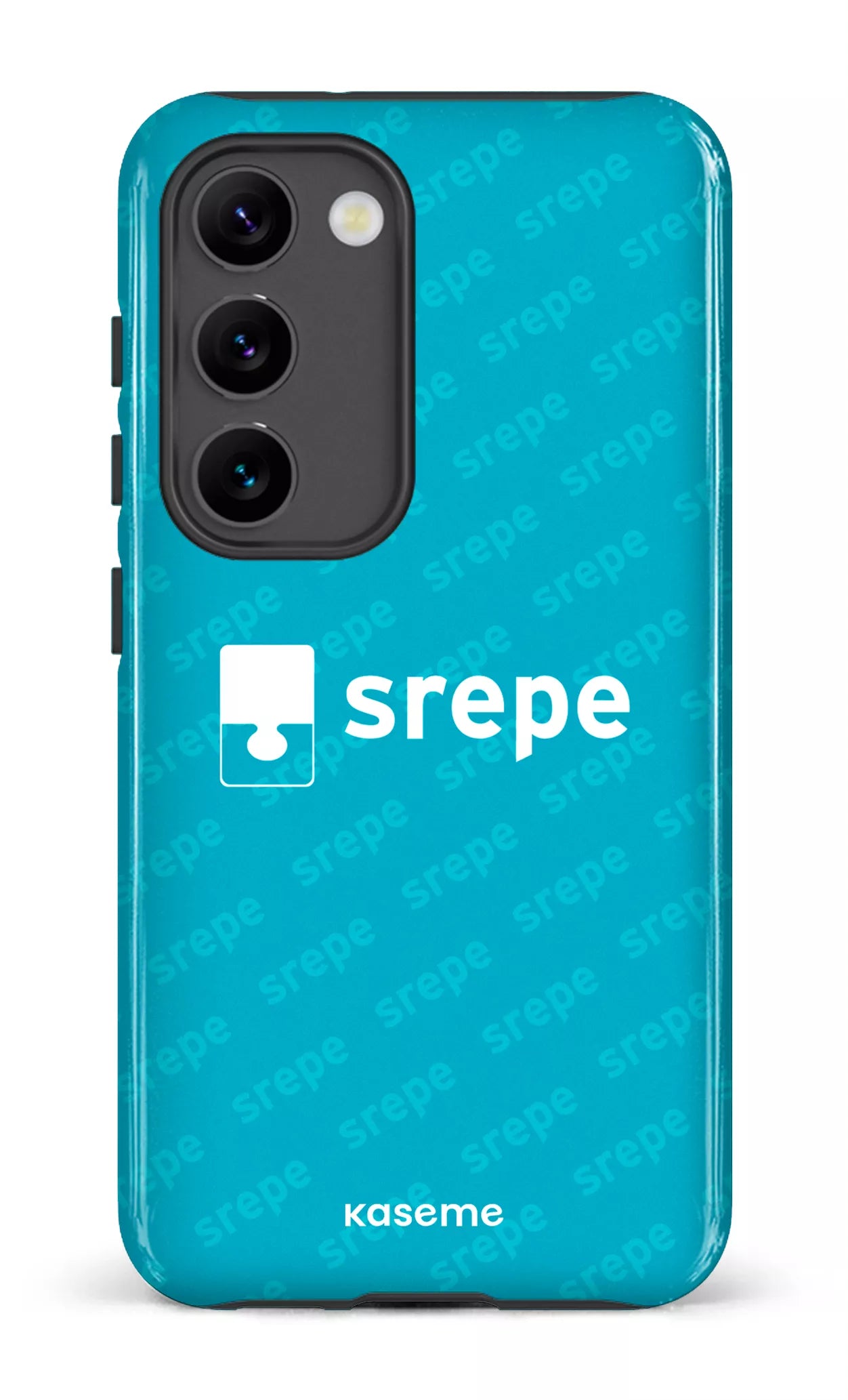 Galaxy S23 Tough Gloss SREPE Pattern Turquoise -