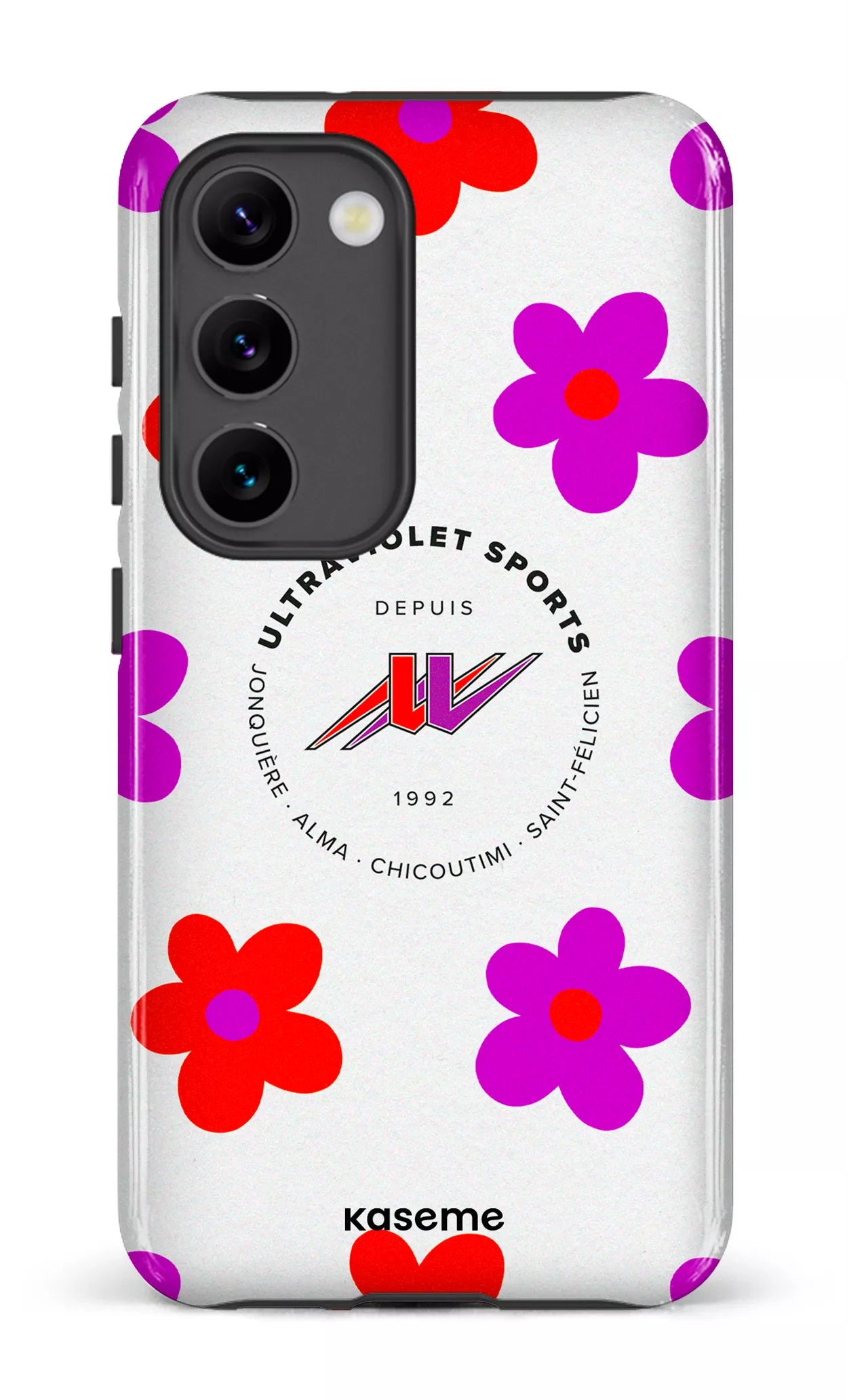 Galaxy S23 Tough Gloss UltraViolet Fleurs -