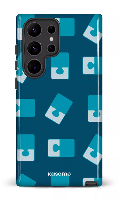 Galaxy S23 Ultra Tough Gloss Casse-tête Bleu -