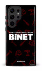Galaxy S23 Ultra Tough Gloss Constructions Binet Noir -
