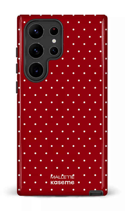 Galaxy S23 Ultra Tough Gloss Ditsy Rouge x Mallette -