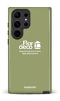 Galaxy S23 Ultra Tough Gloss Flordeco logo Sauge -
