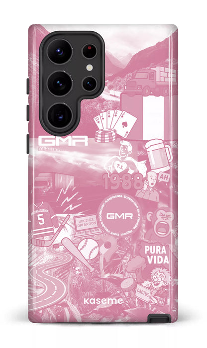 Galaxy S23 Ultra Tough Gloss GMR Collage Rose -