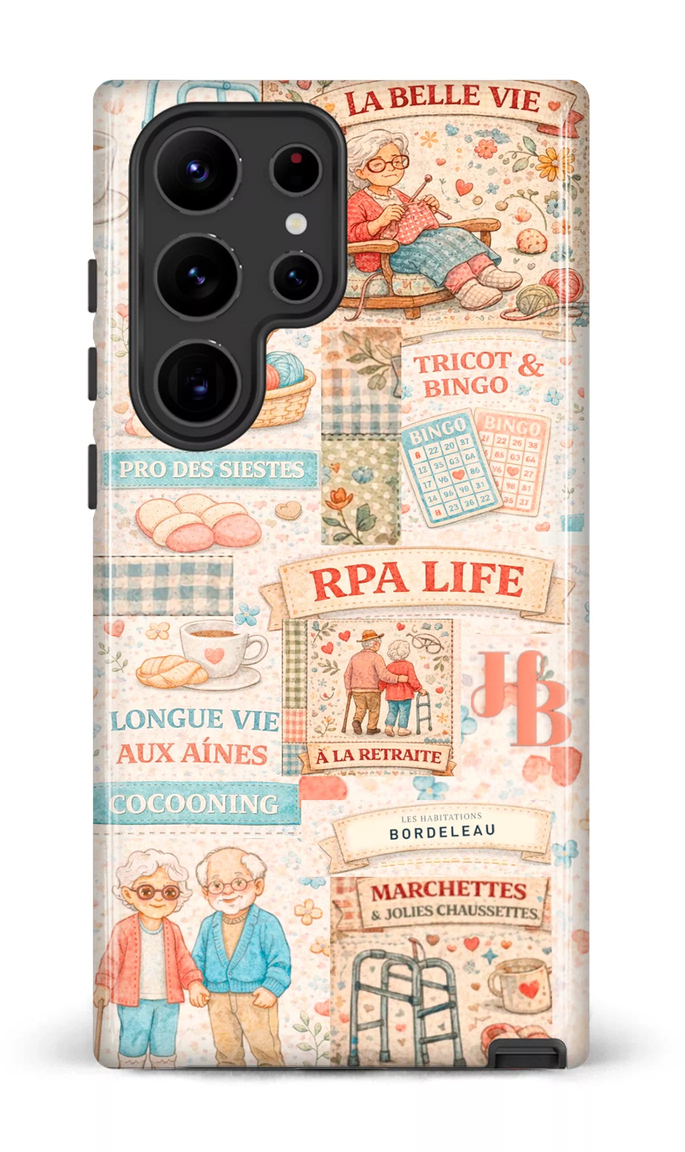 Galaxy S23 Ultra Tough Gloss HB Courtepointe -