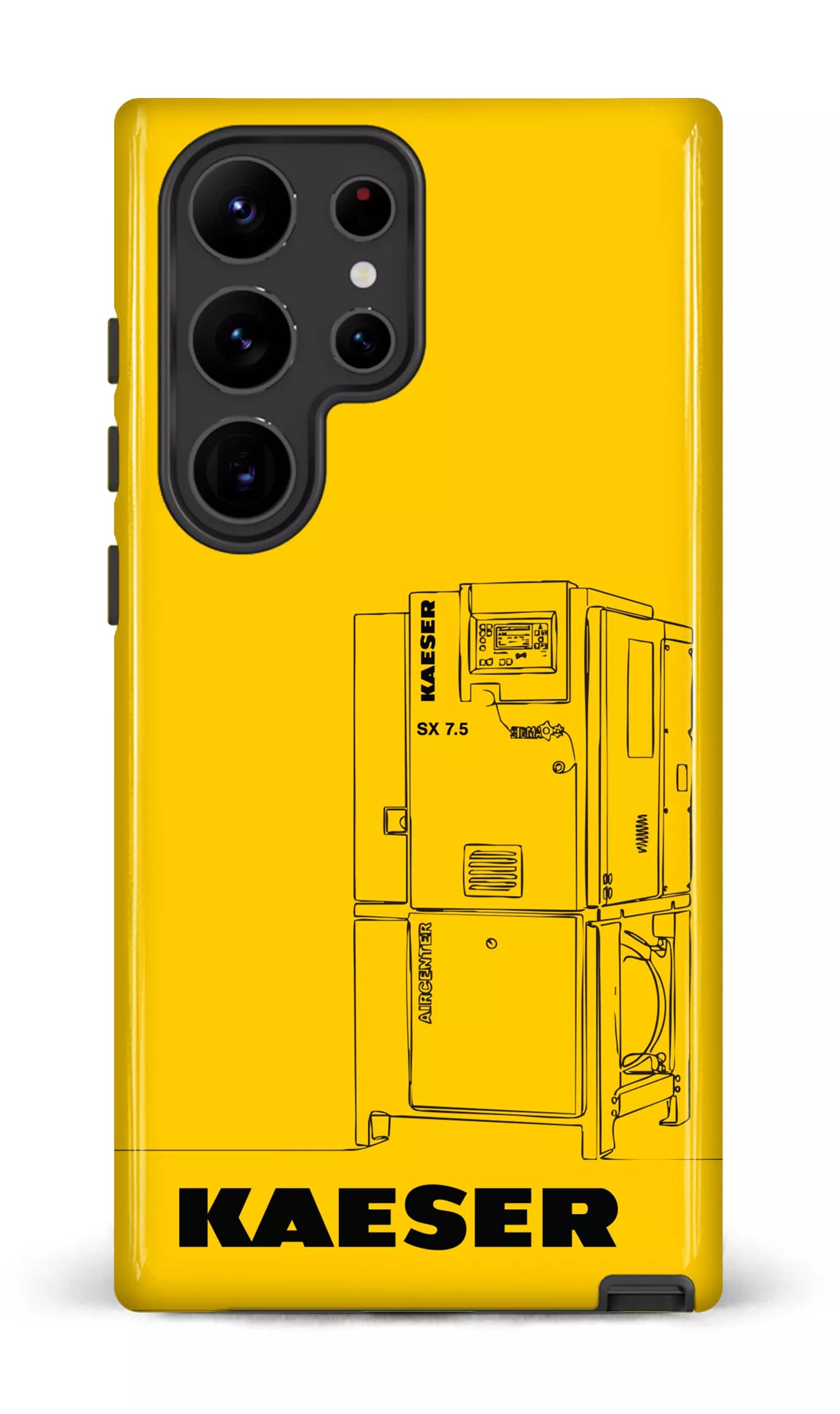 Galaxy S23 Ultra Tough Gloss Kaeser - The Golden Blueprint -
