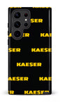 Galaxy S23 Ultra Tough Gloss Kaeser Pattern Noir -