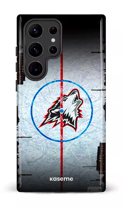 Galaxy S23 Ultra Tough Gloss Les Huskies Patinoire -