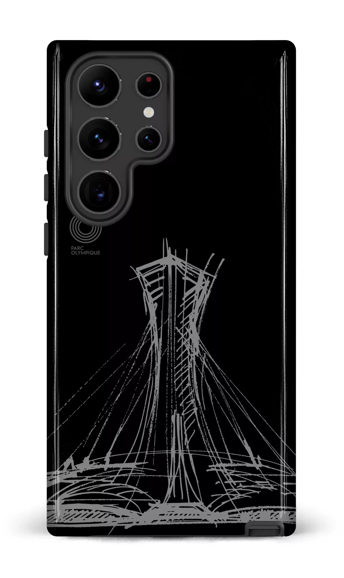 Galaxy S23 Ultra Tough Gloss Parc Olympique - Croquis Noir -