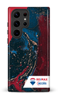Galaxy S23 Ultra Tough Gloss Peinture marbrée sombre -