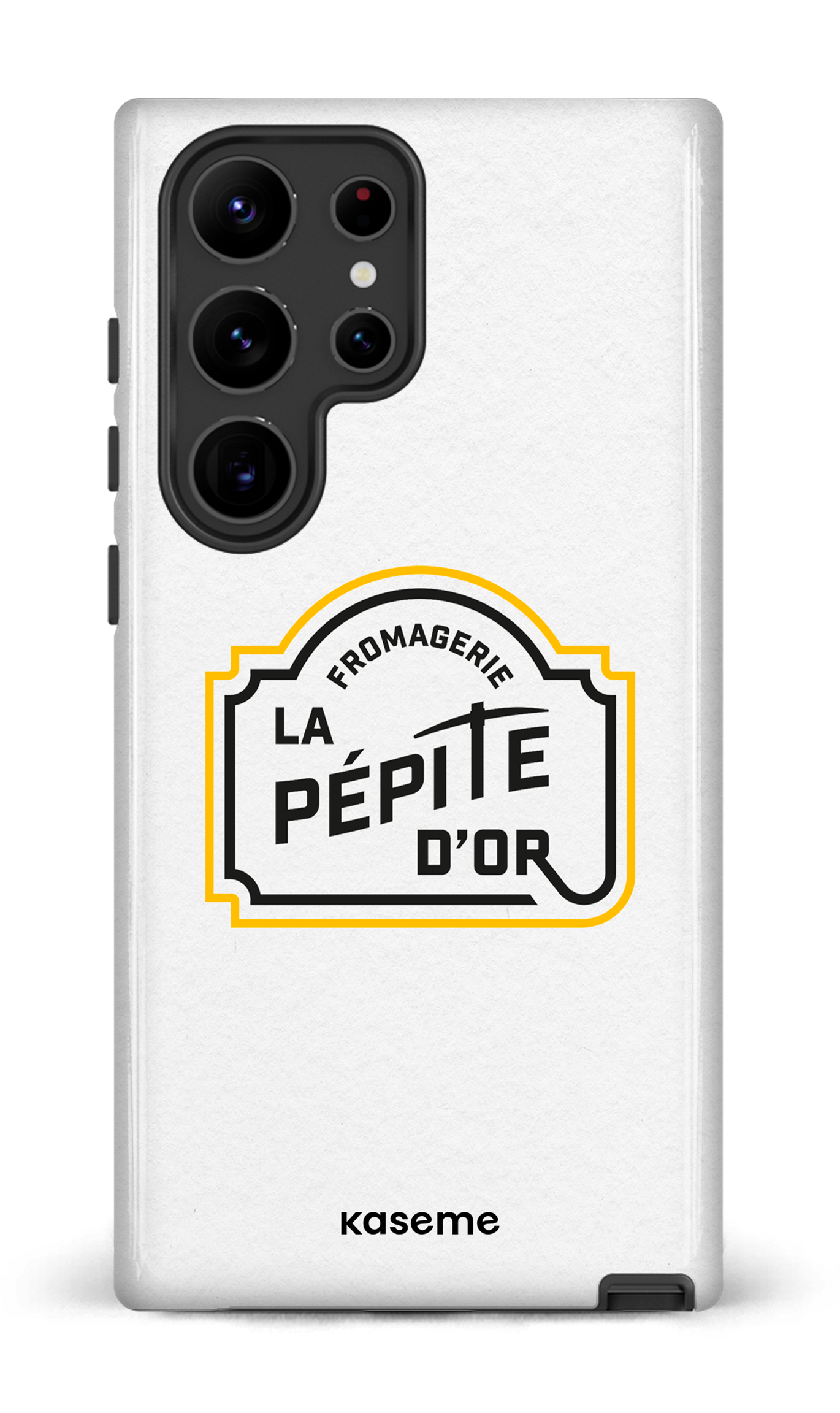 Galaxy S23 Ultra Tough Gloss Pépite Blanc -