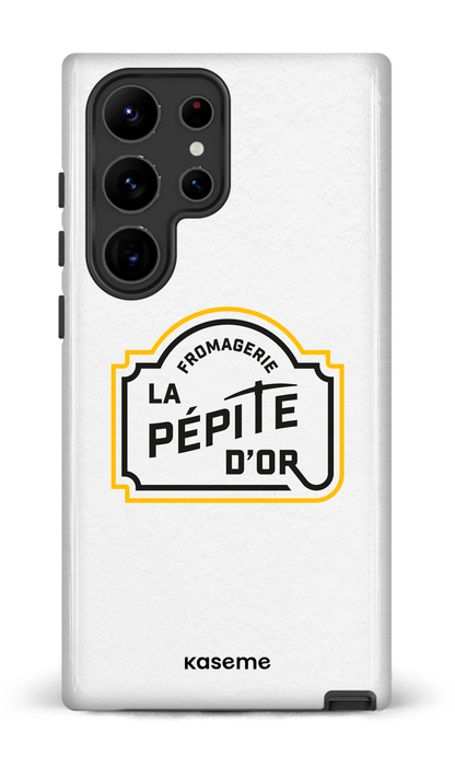 Galaxy S23 Ultra Tough Gloss Pépite Blanc -