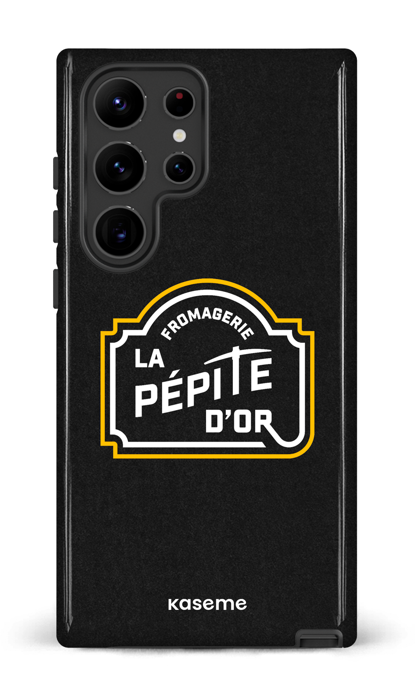 Galaxy S23 Ultra Tough Gloss Pépite Noir -