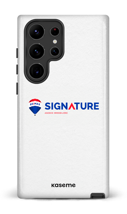 Galaxy S23 Ultra Tough Gloss Remax Signature Blanc -