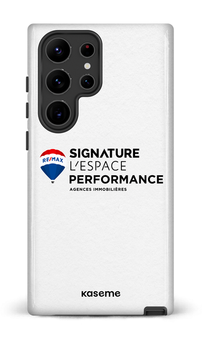 Galaxy S23 Ultra Tough Gloss Remax Signature L'Espace & Performance Blanc -